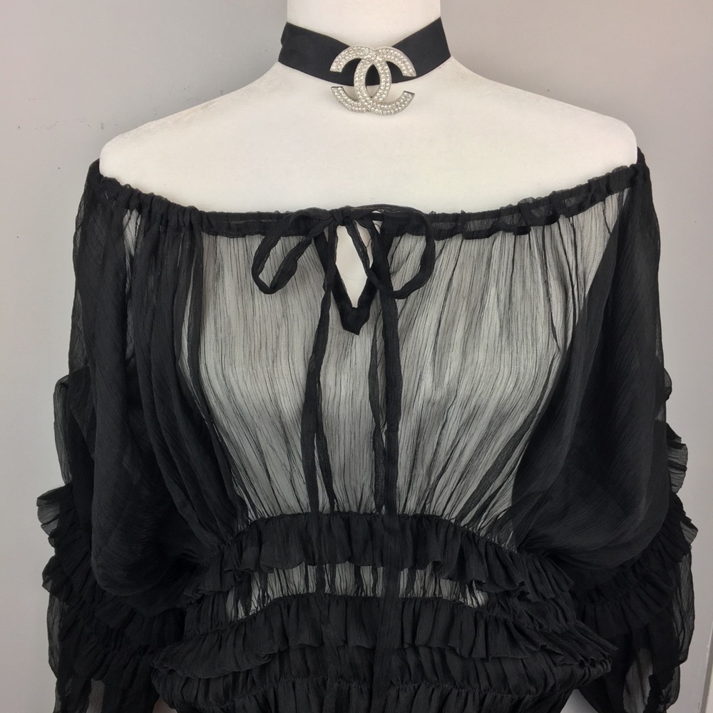 Black pepper blouse